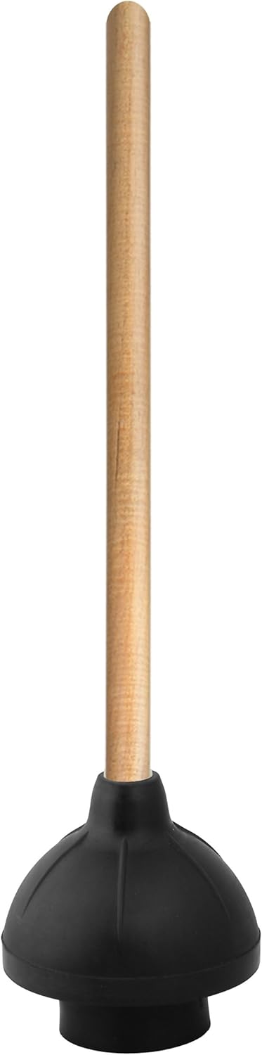 Superio Heavy Duty Plunger with 21 Inch Wooden Handle 1