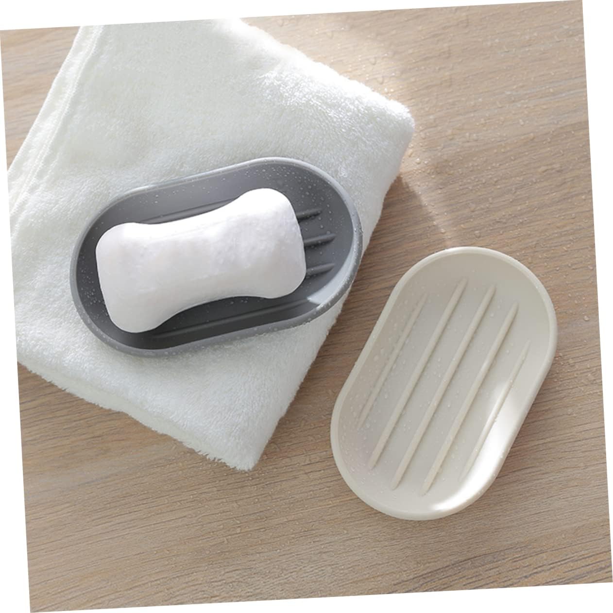 ULTECHNOVO Oval Soap Dish with Drainage