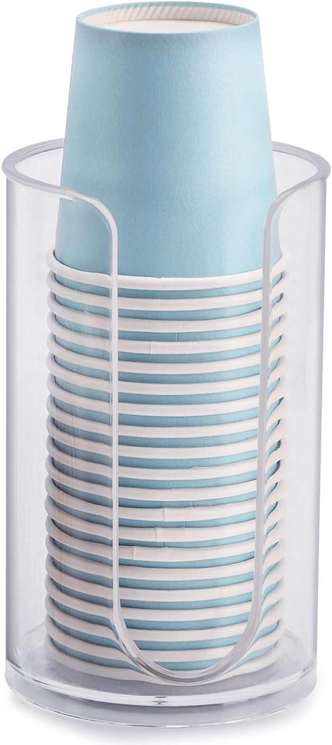 LoveBB Clear Cup Dispenser for Bathroom Use