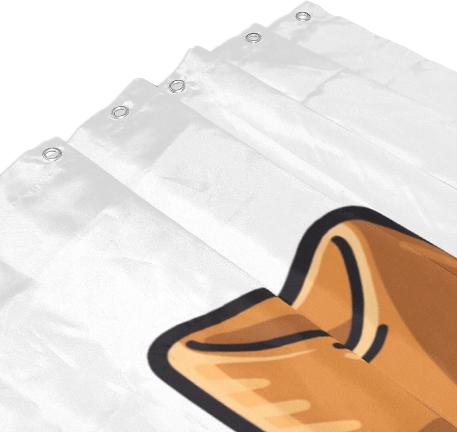 TIYAANDSY Cartoon Cowboy Hat Shower Curtain Set