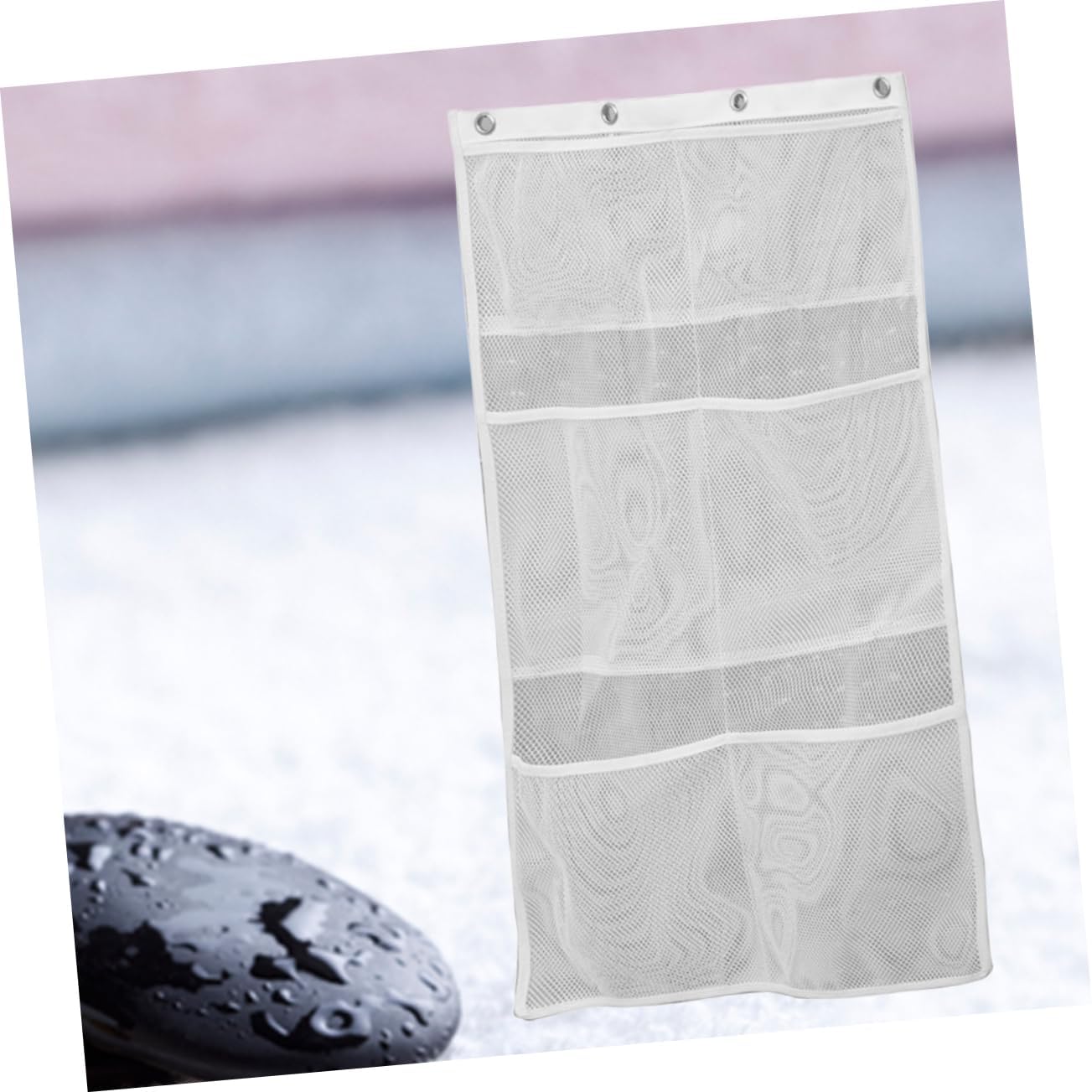 Amosfun Hanging Mesh Organizer Bag for Shower Storage