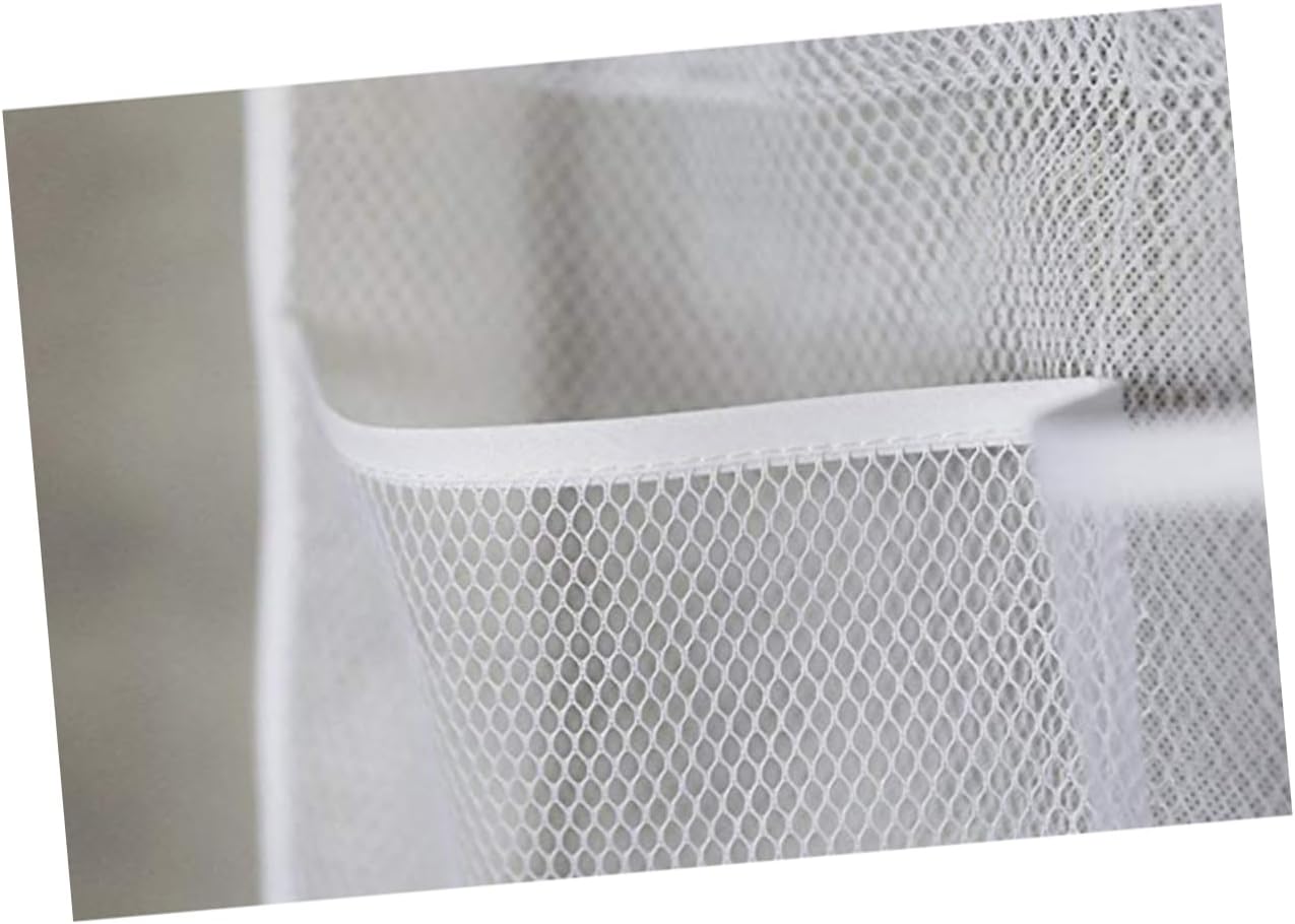 Hanging Mesh Pockets Shower Organizer Bag for Shampoo Conditioner and Toys