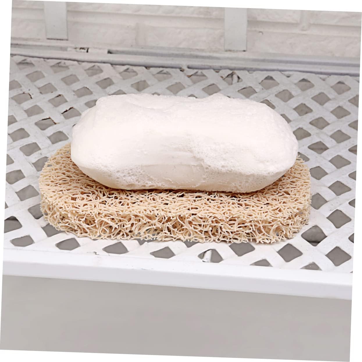 Mobestech Non-Slip Soap Holder Dish for Bathroom and Kitchen