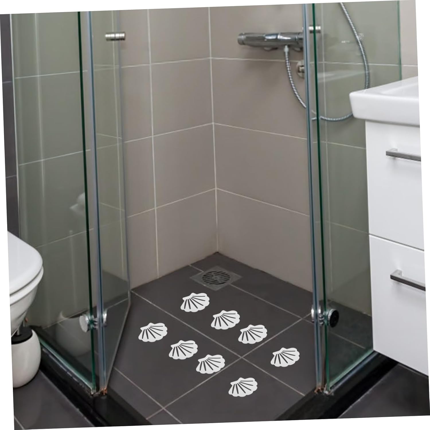 ABOOFAN Anti-Slip Bathtub Stickers 12pcs Shell Decor Decor