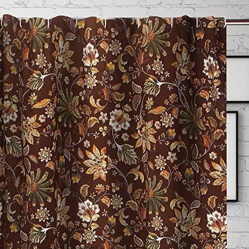 Greenland Home Barefoot Bungalow Audrey Shower Curtain Chocolate 72 x 72-inch
