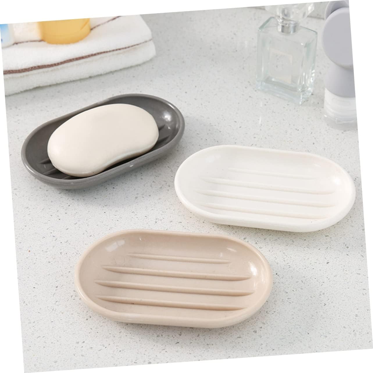 ULTECHNOVO Oval Soap Dish with Drainage