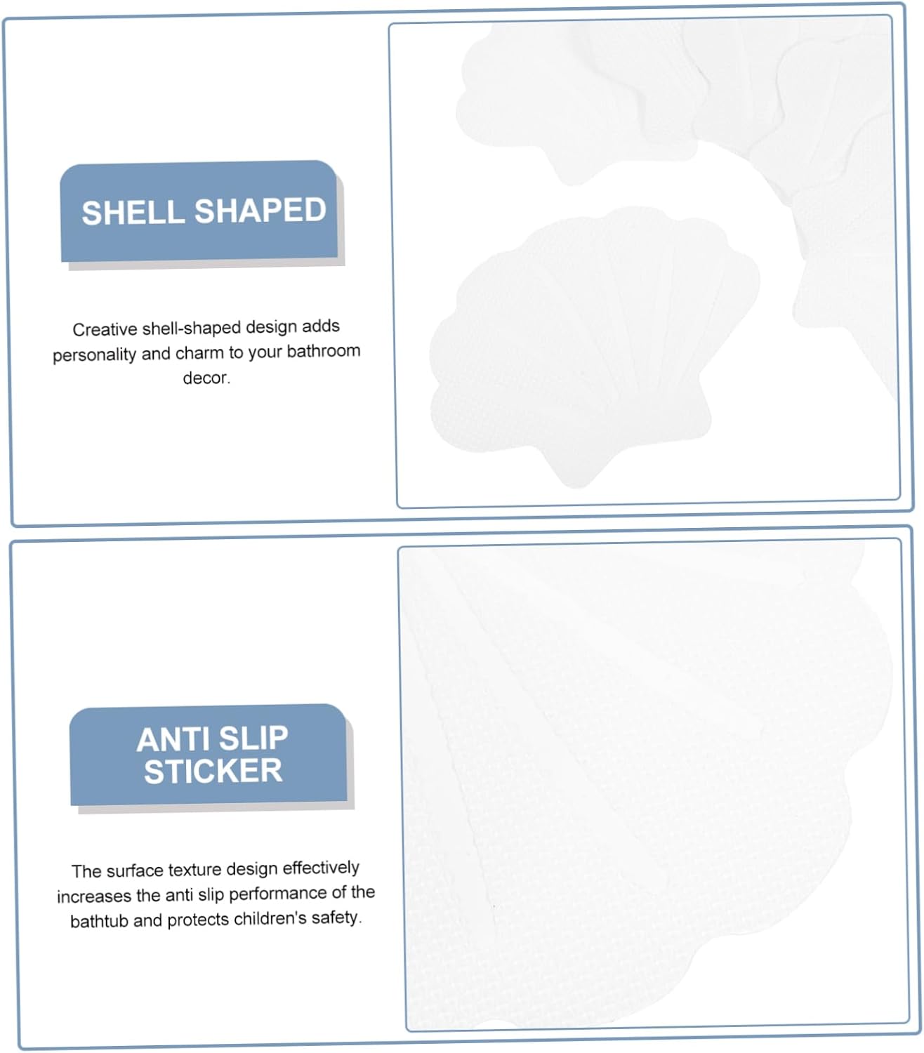Garneck 12pcs Bathroom Non-Skid Strip Stickers 1