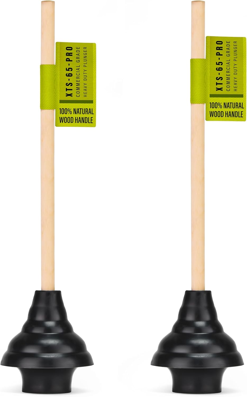 SteadMax XTS-65 PRO Toilet Plunger 2 Pack