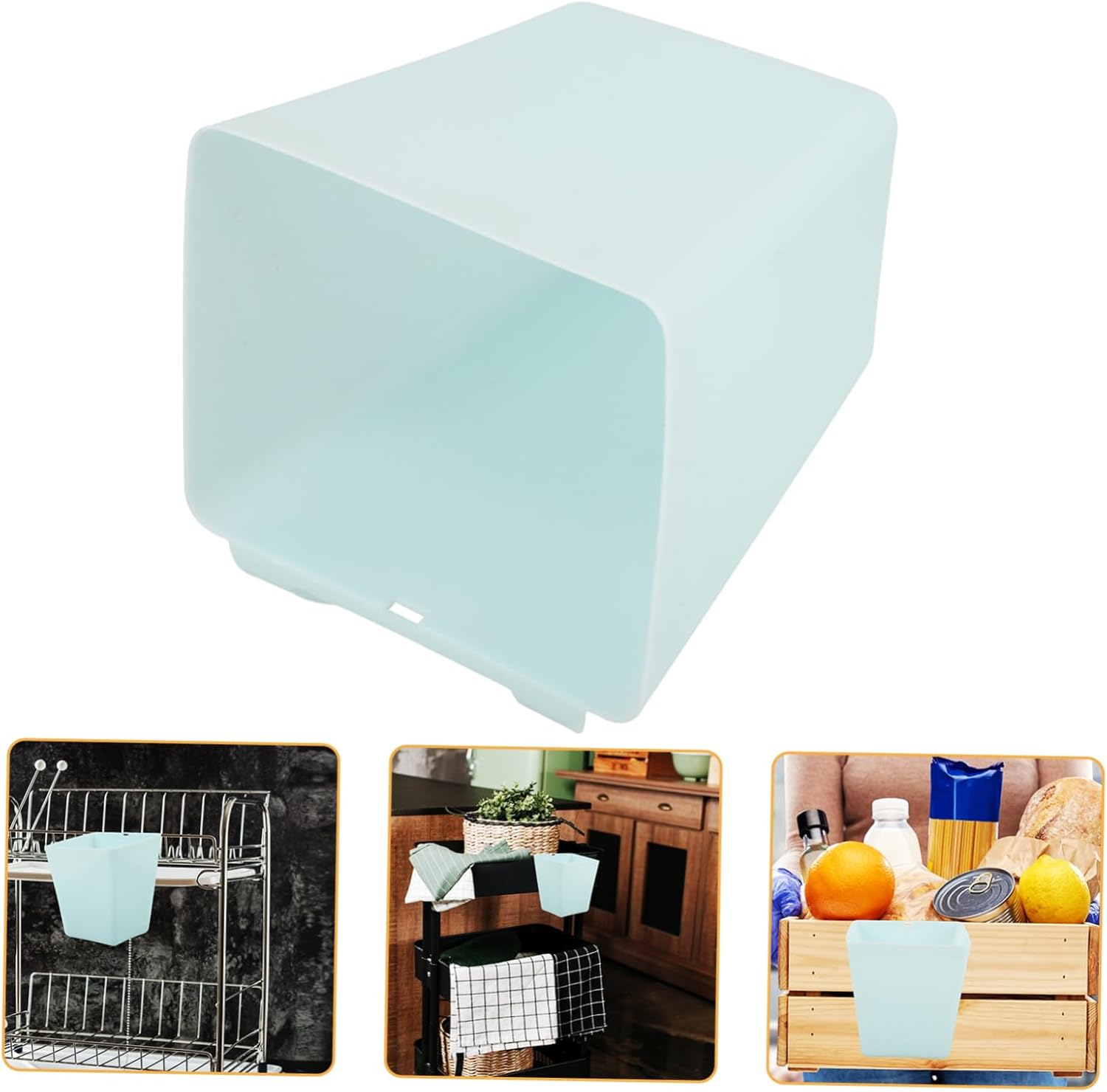 Luxshiny Wall Mounted Storage Basket for Kitchen and Bathroom 1