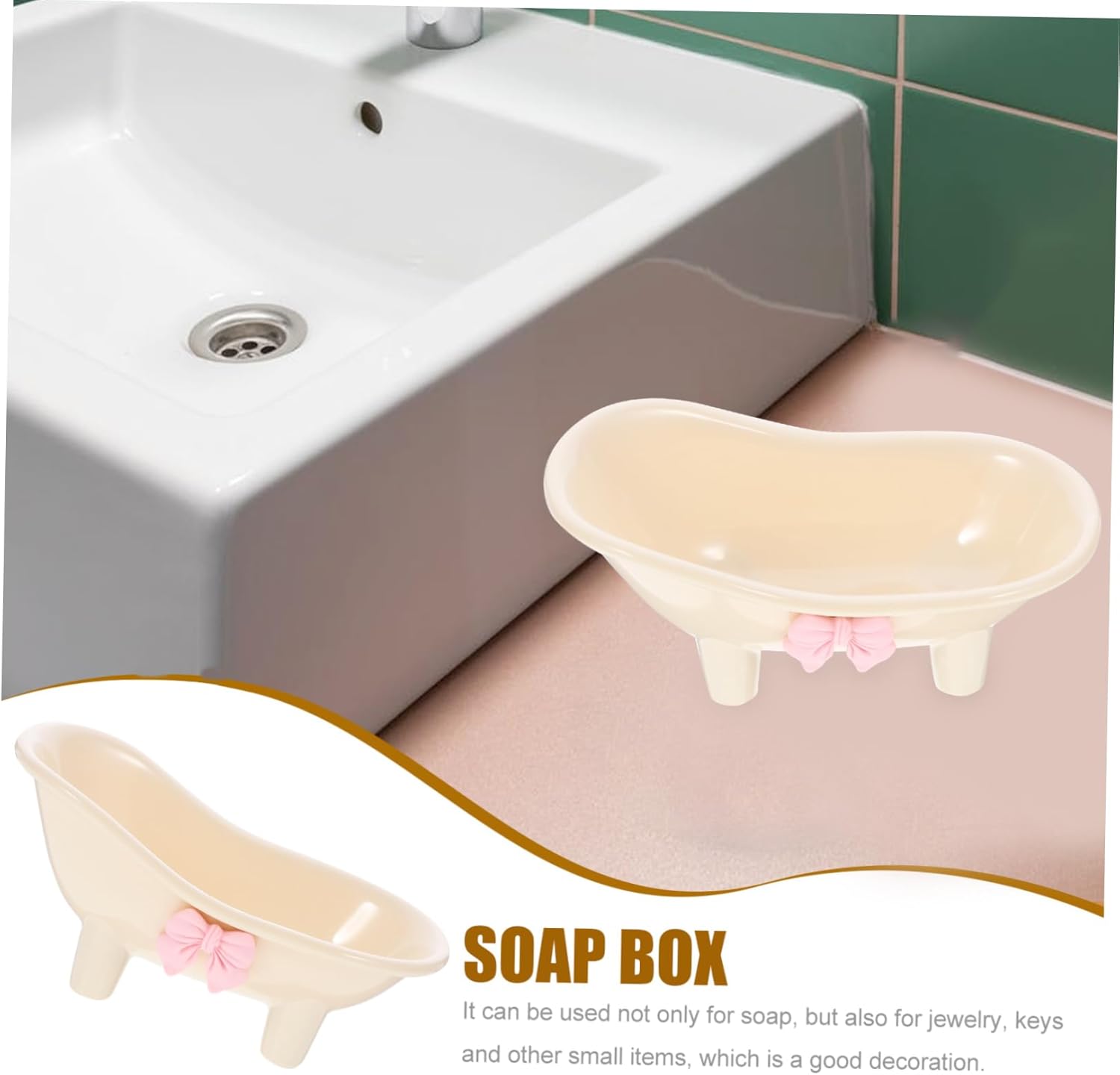 MAGICLULU Bathtub Soap Holder with Self Draining Design