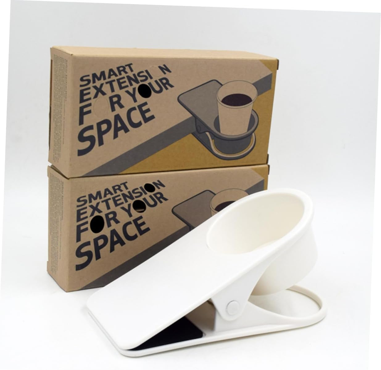 PRETYZOOM Universal Cup Holder Clip for Desk and Table