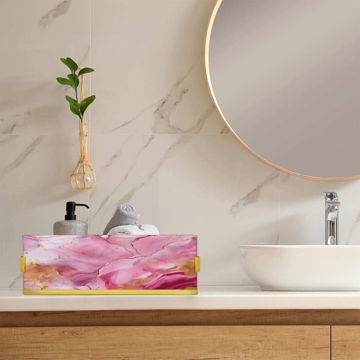 Skonsati Toilet Paper Basket with Handles