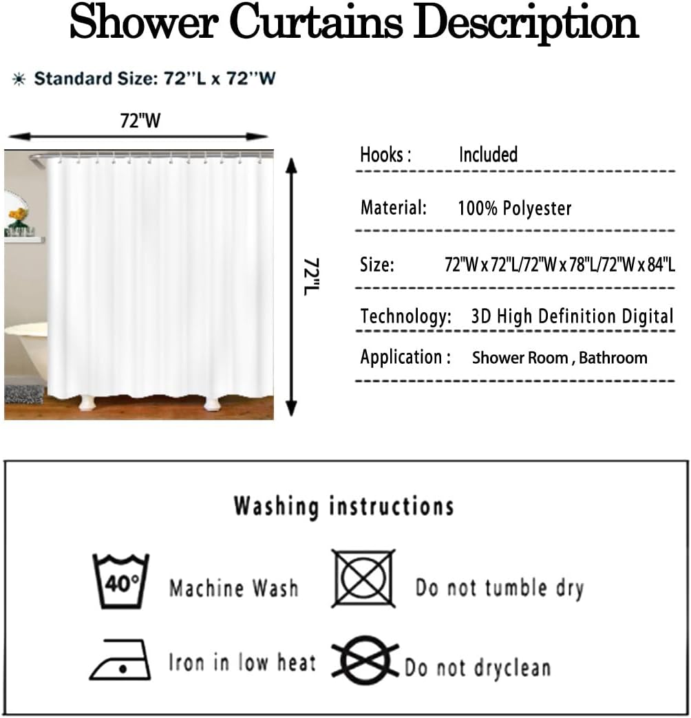 Feelyou Burgundy Red Brown Stripe Shower Curtain 72x72 Kids Geometry Bath Set