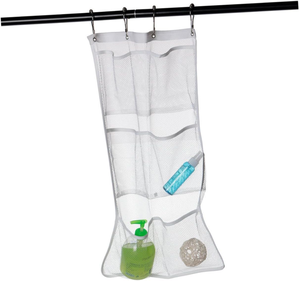 Amosfun Hanging Mesh Organizer Bag for Shower Storage