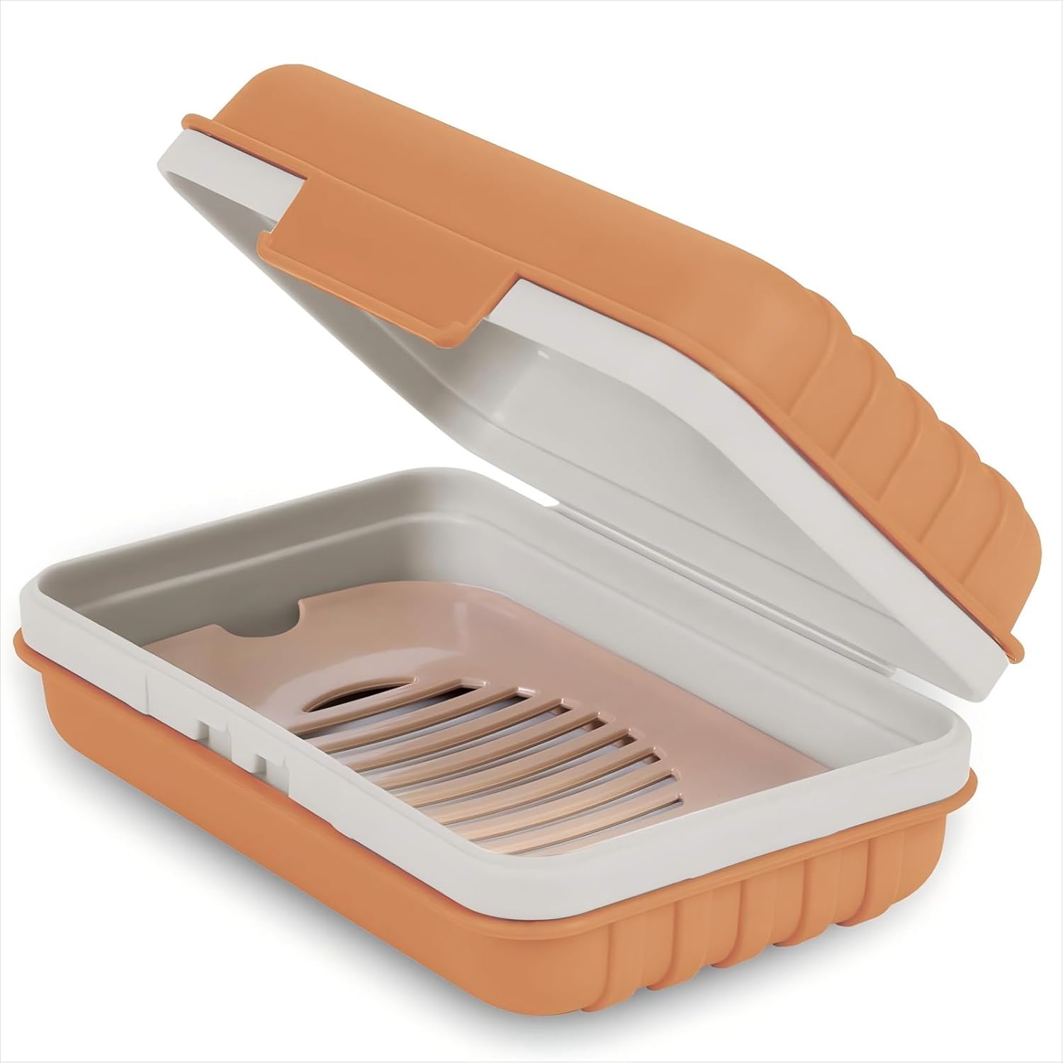 Quatish Bar Soap Holder 1 Pack Leakproof Travel Case