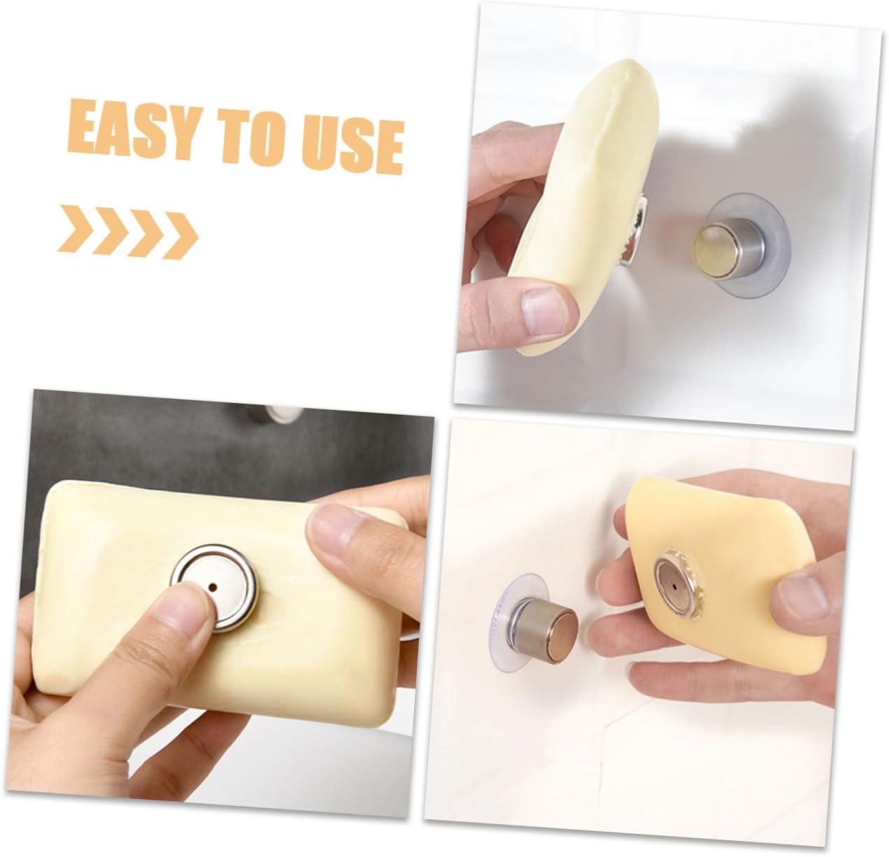 Stainless Steel Wall-Mounted Soap Holder No Drill