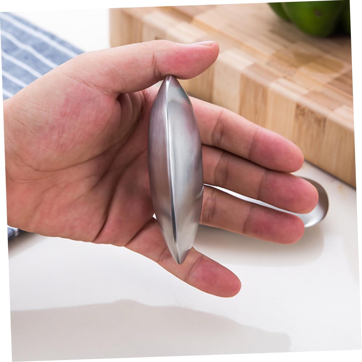 PRETYZOOM Stainless Steel Soap Bar with Holder for Kitchen Smell 1