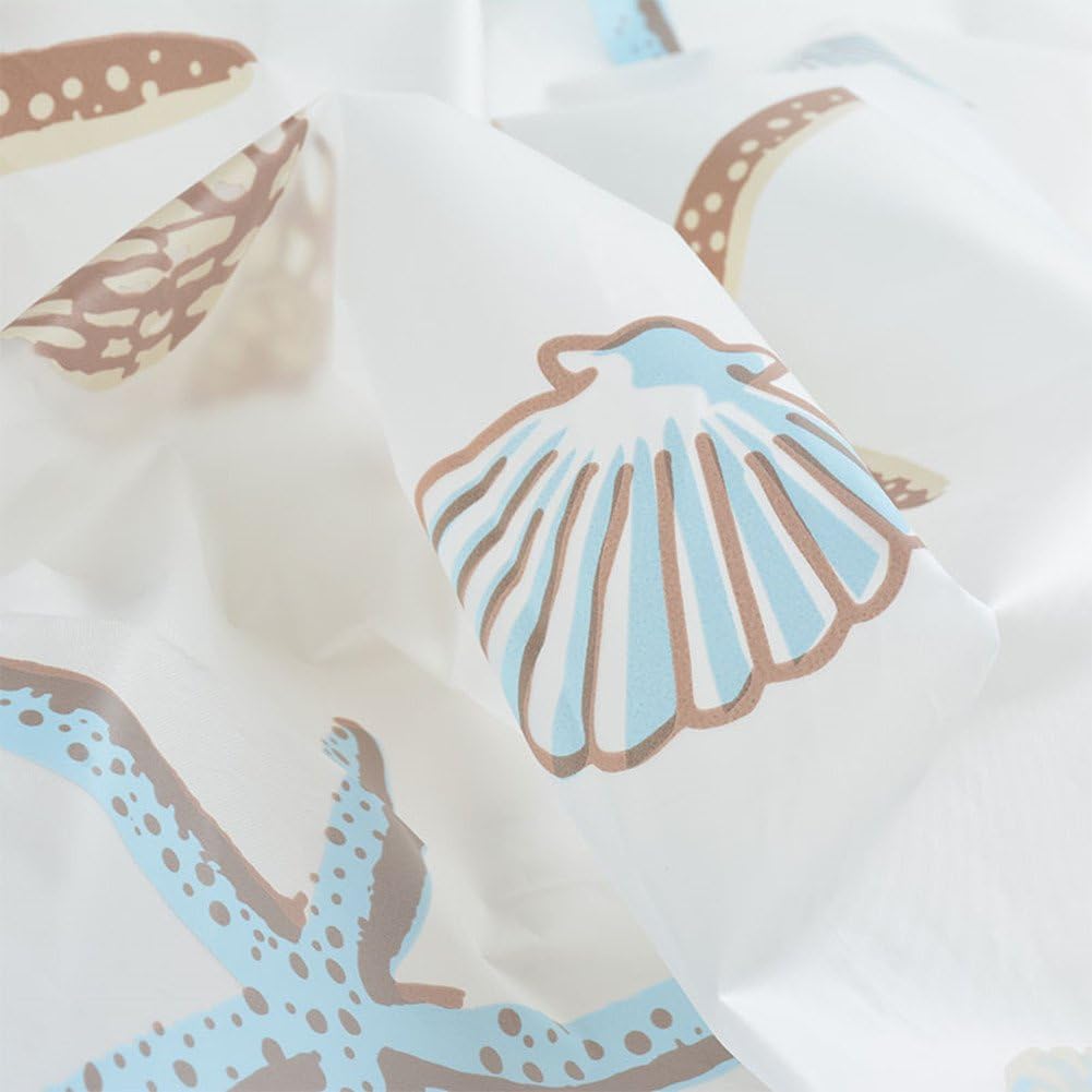 Ufatansy Sea Star Shower Curtain Liner Set