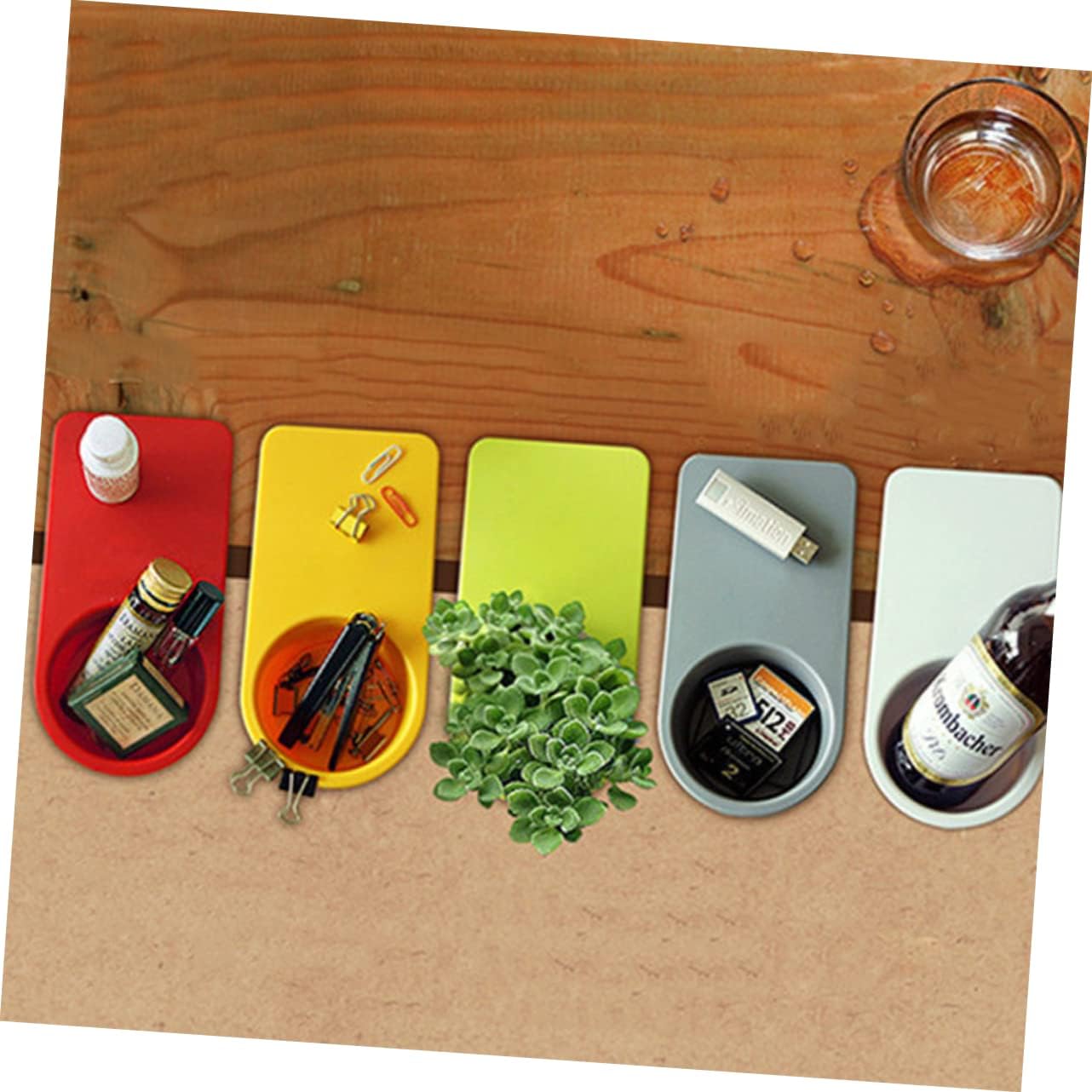 PRETYZOOM Universal Cup Holder Clip for Desk and Table