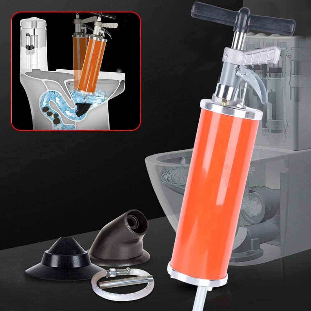 SEANESZTI Toilet Plunger with Air Pressure System