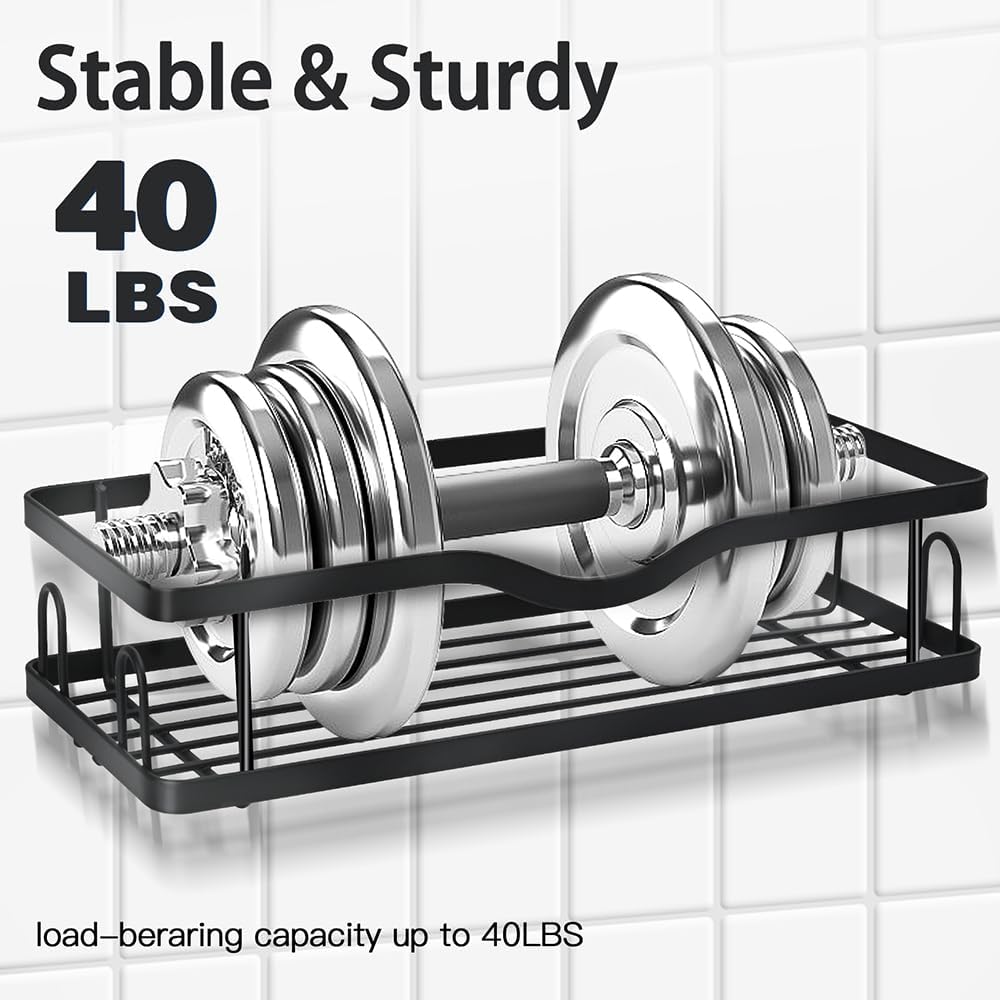 Unicrest RY Adhesive Shower Caddy 2 Pack 1