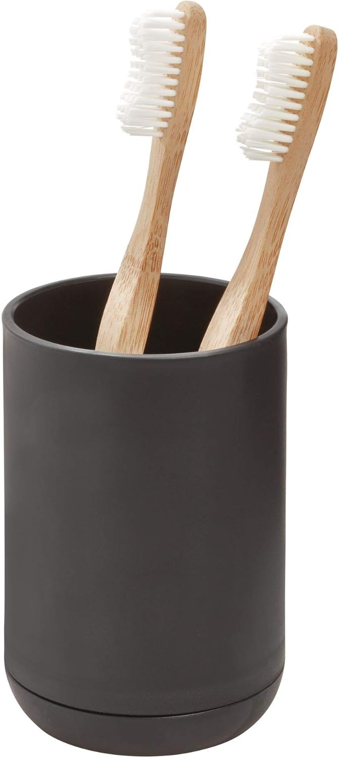 iDesign Cade Toothbrush Holder - Matte Black 3 Slots