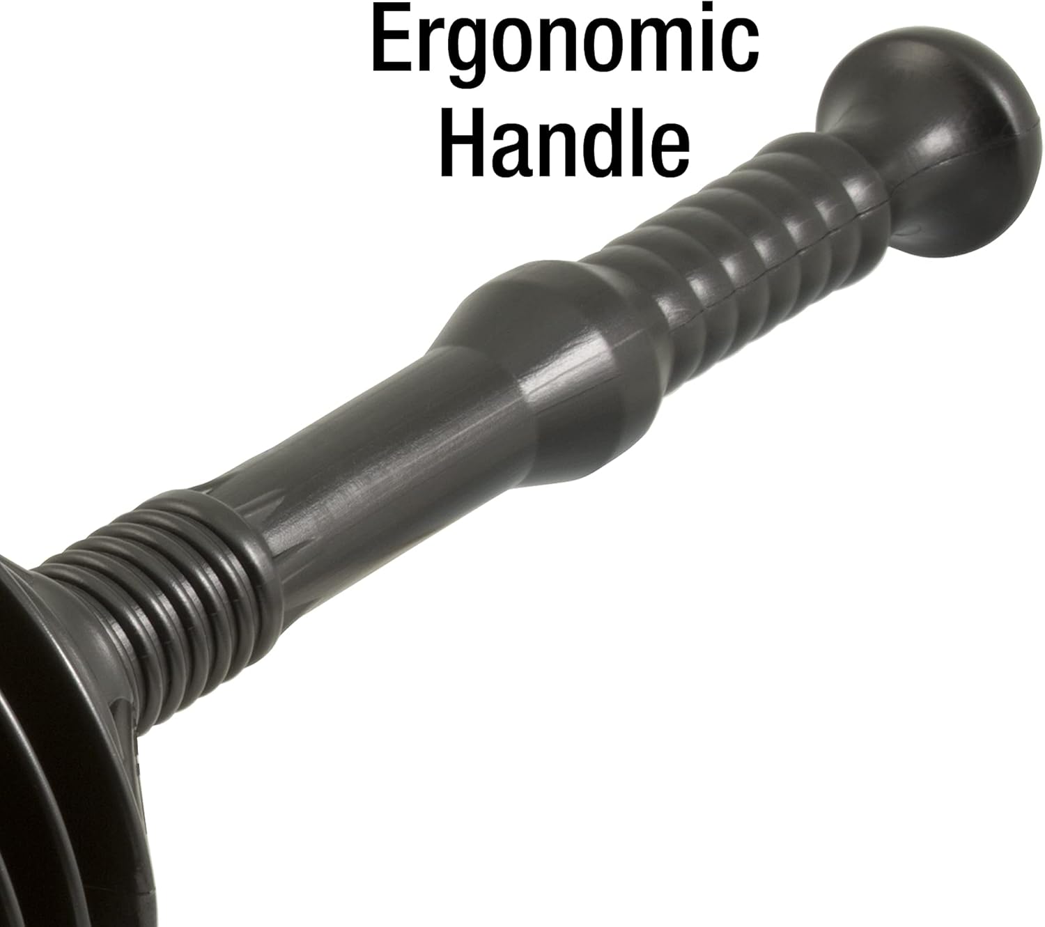PlumbCraft Heavy Duty Toilet Plunger - Black