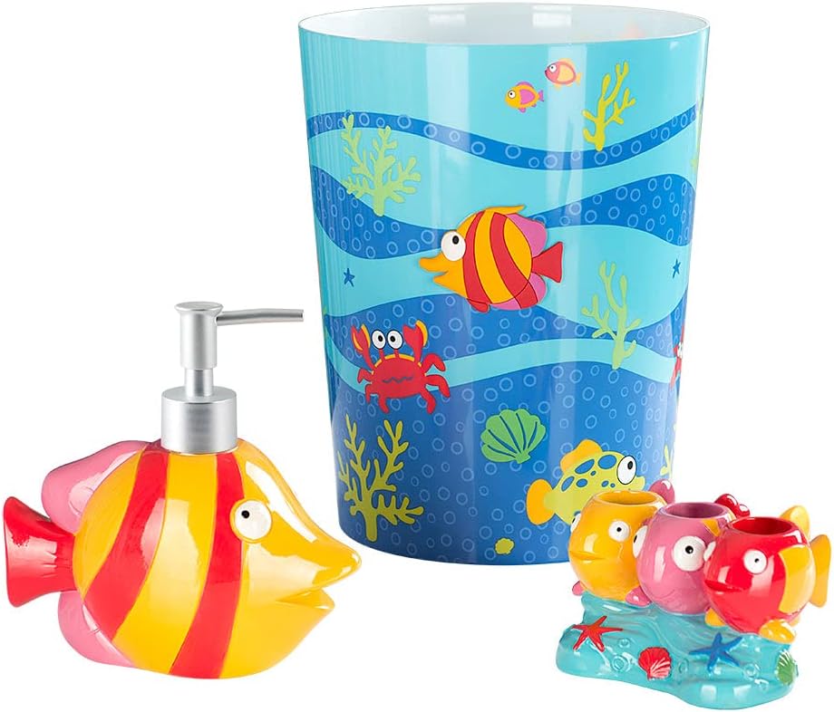 Allure Home Creation Fish Tails 3-Piece Bath Set