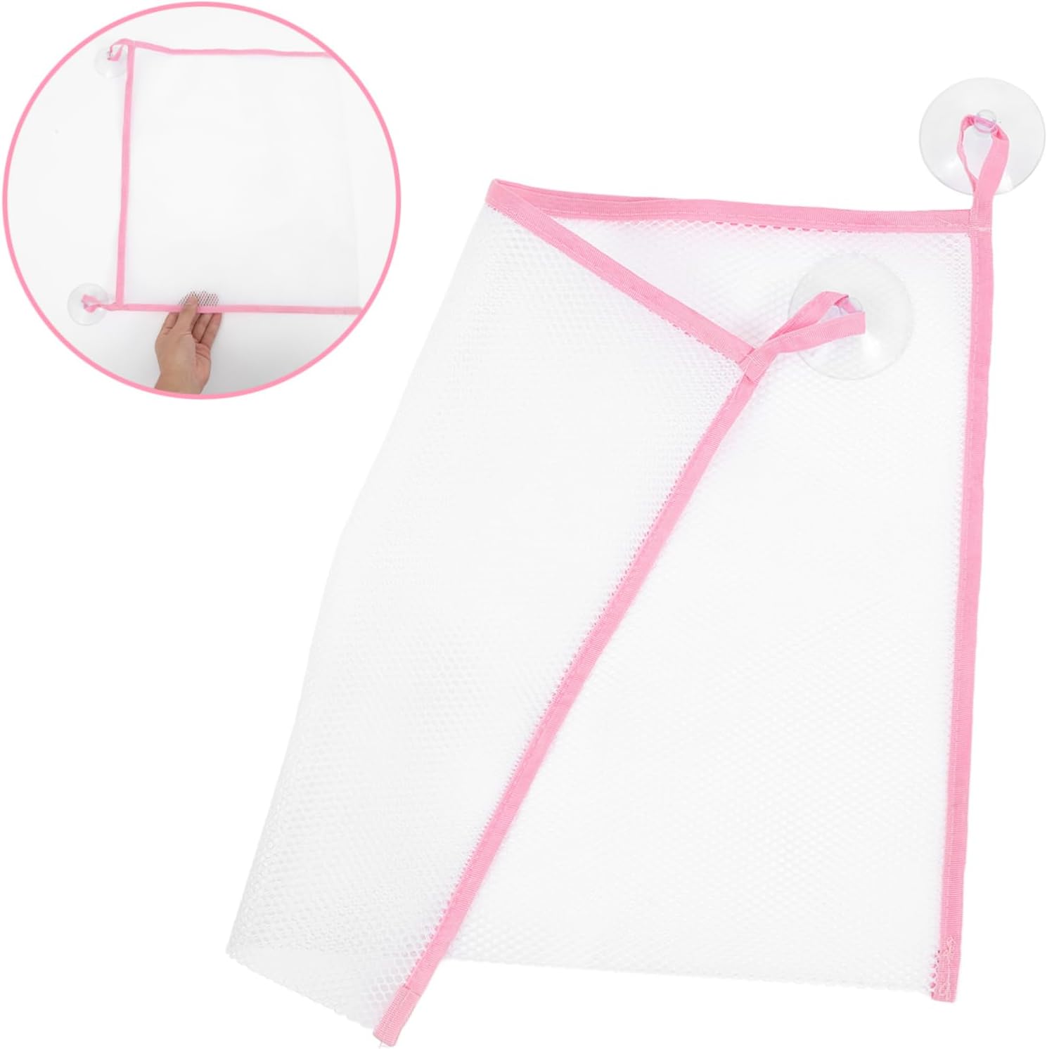 FONDOTIN Hanging Mesh Shower Organizer Bag