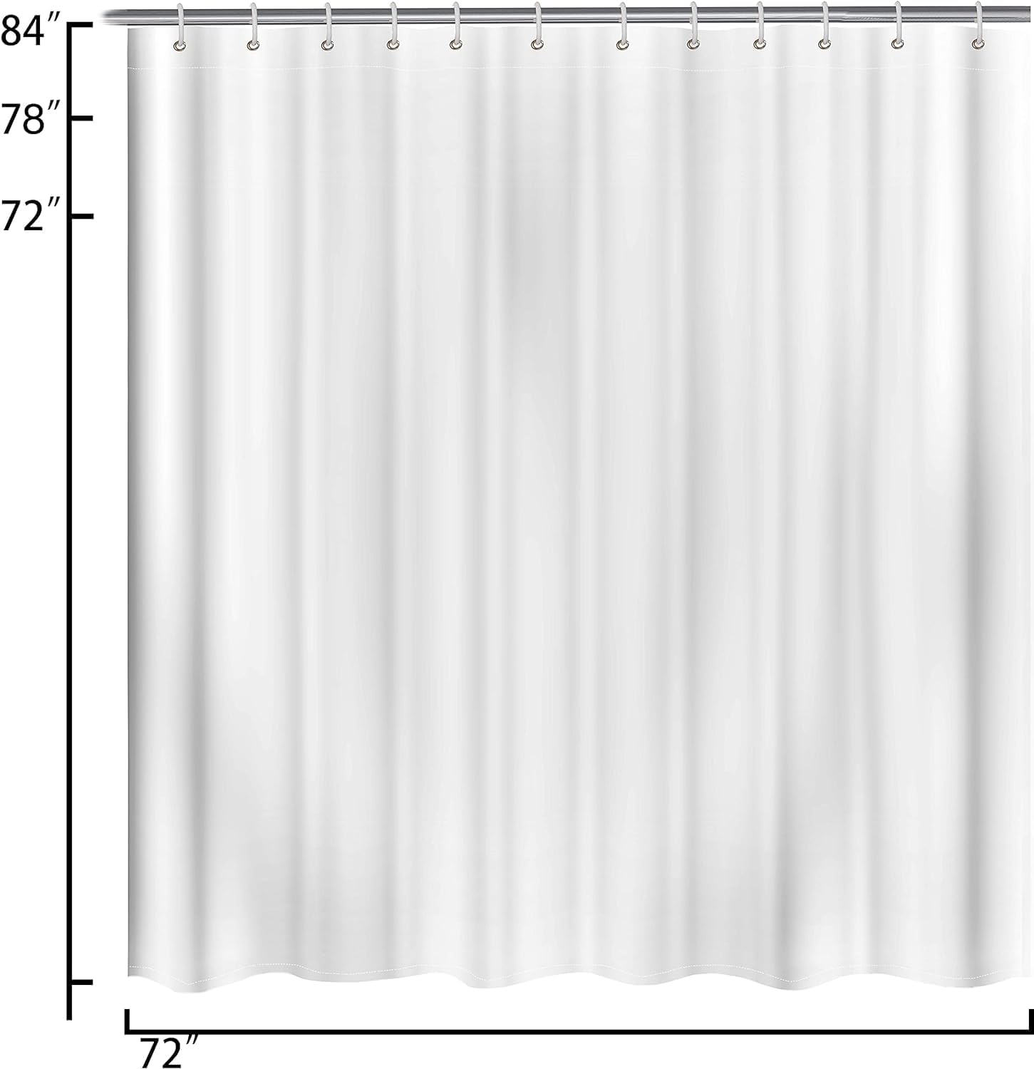 Erosebridal Kids Camping Shower Curtain Set with 15 Hooks