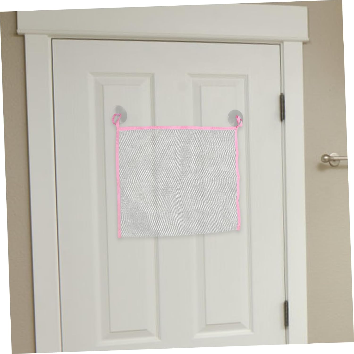 Beatifufu Shower Organizer Mesh Bag Pink 35x45cm