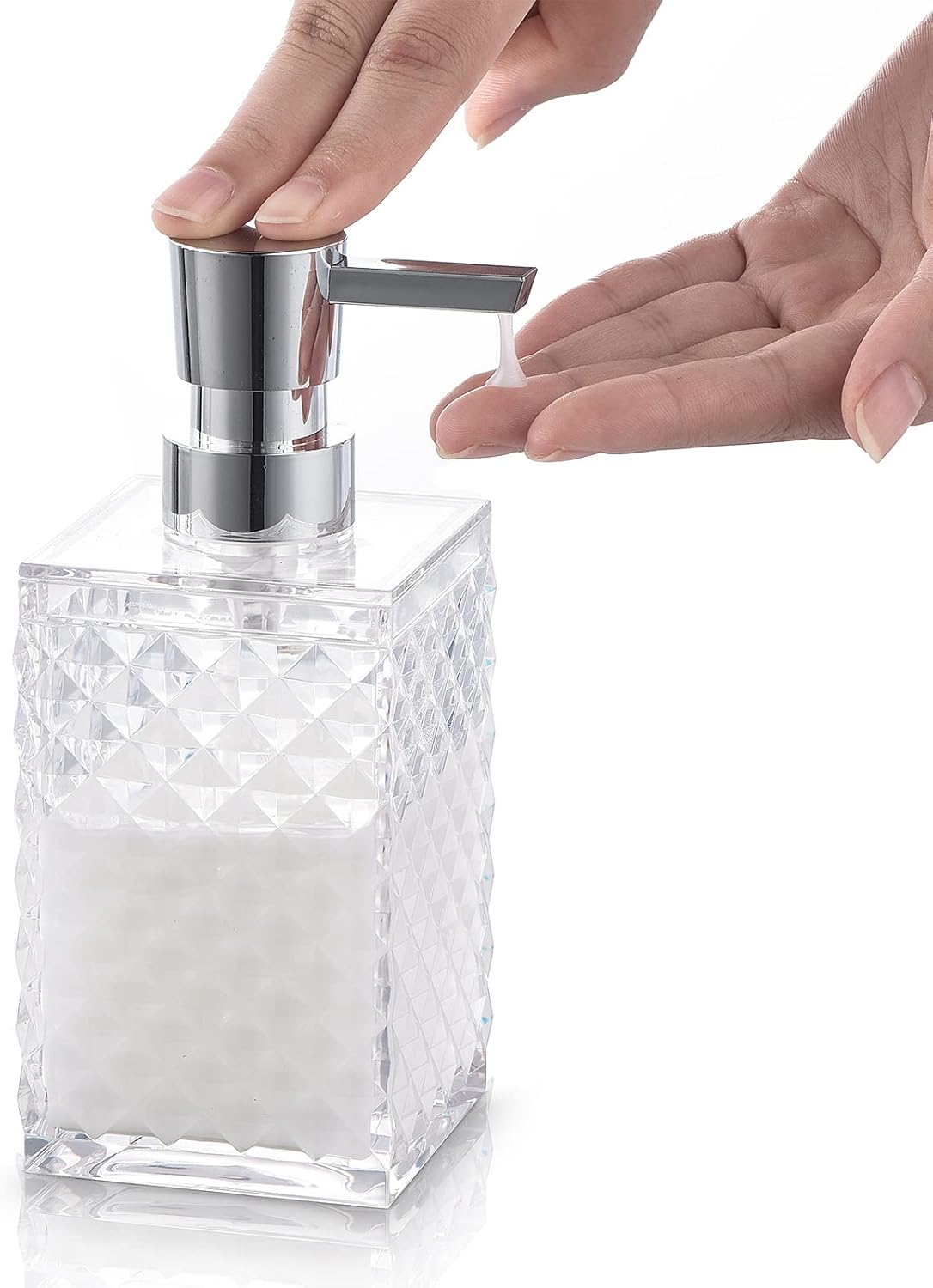 Yueranhu Clear Bathroom Accessory Set 6pcs Acrylic