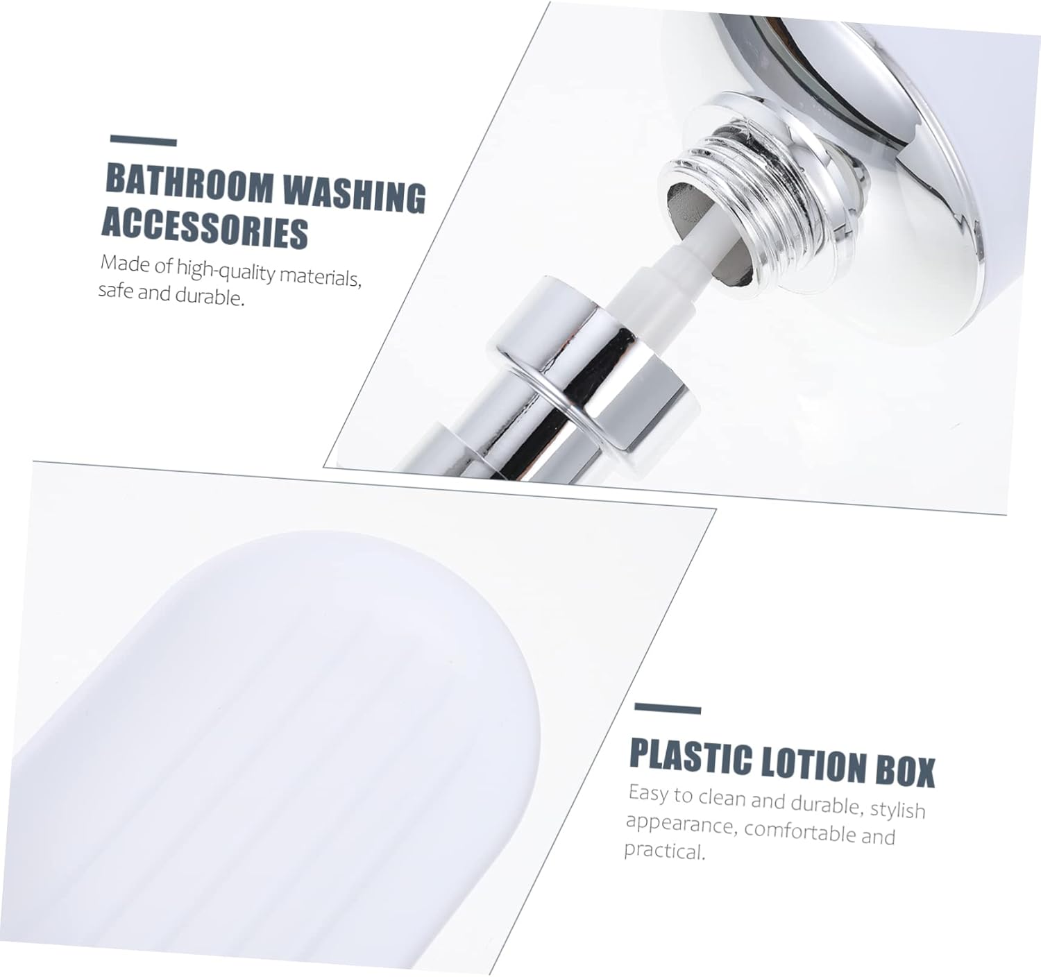FOMIYES 1 Set White Bathroom Accessories Kit