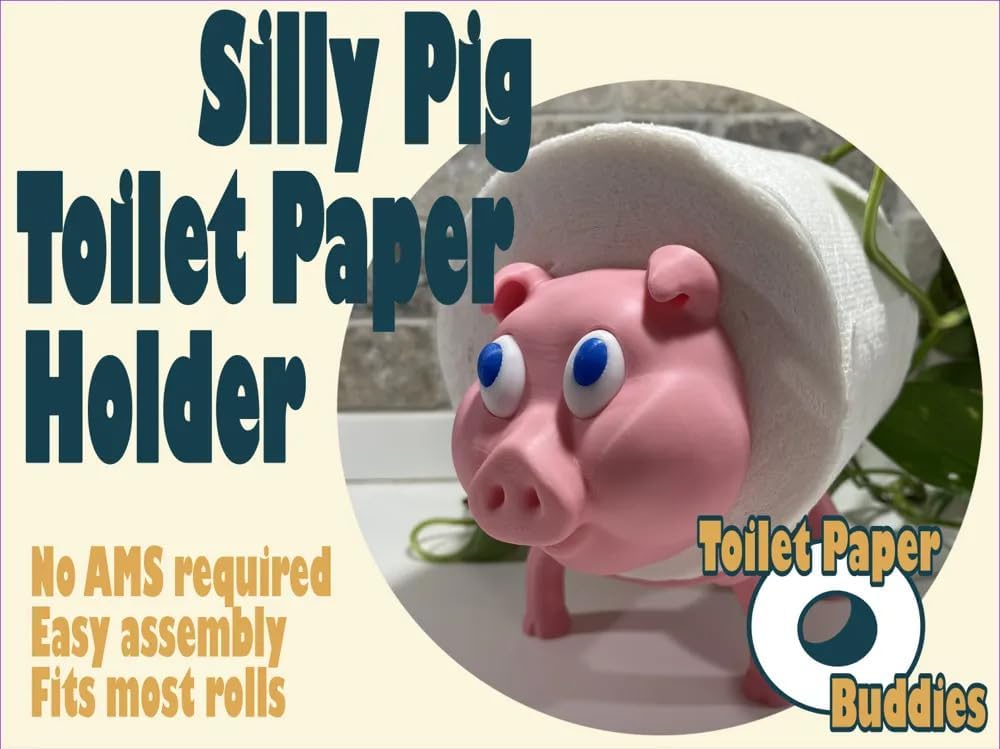 Sheep Toilet Paper Holder - Farmhouse Modern Decor