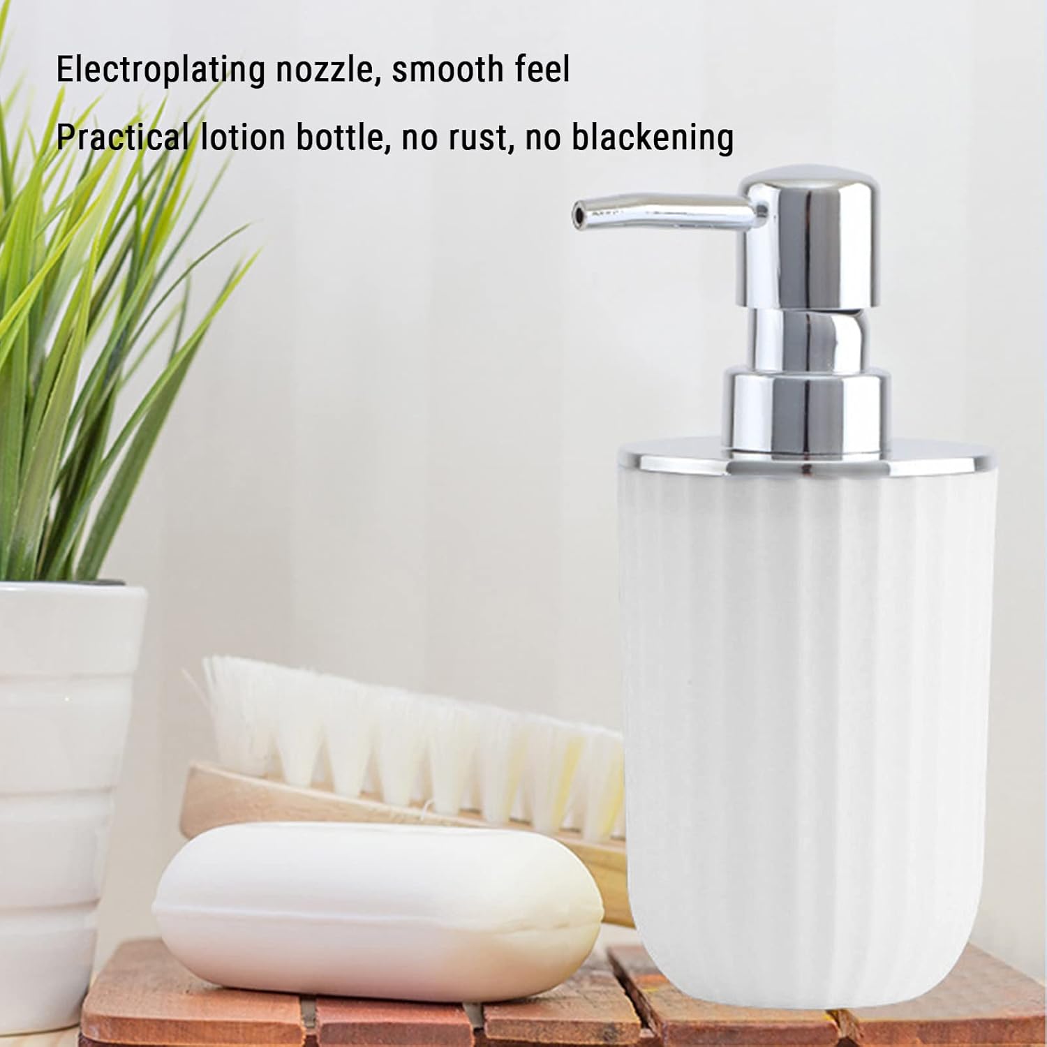 Bathroom Accessory Set with Soap Dispenser Toothbrush Cup Dish and Tray