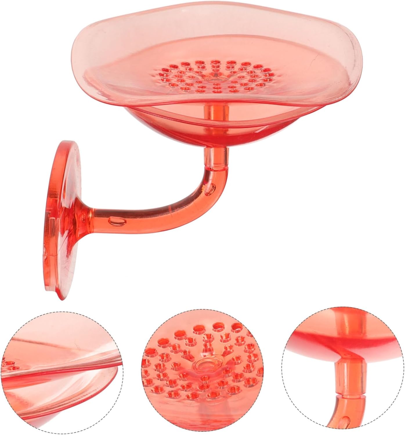 Mipcase Wall Mount Soap Dish with Sticker Installation