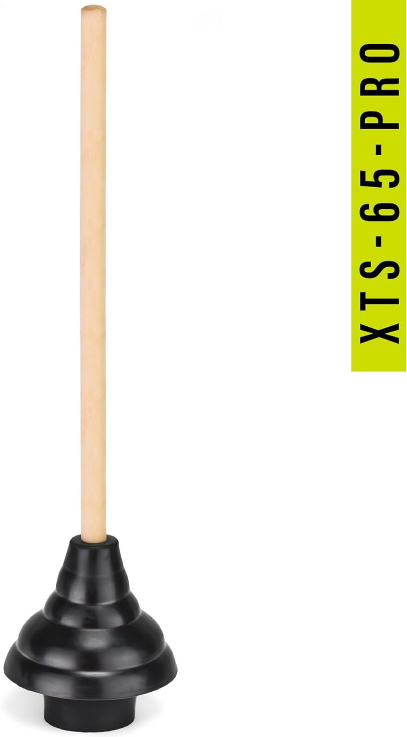 SteadMax XTS-65 PRO Toilet Plunger 2 Pack