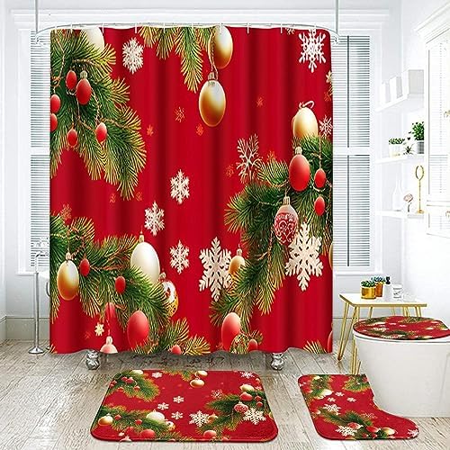 ArtSocket Christmas Tree Bathroom Set with 4 Pcs