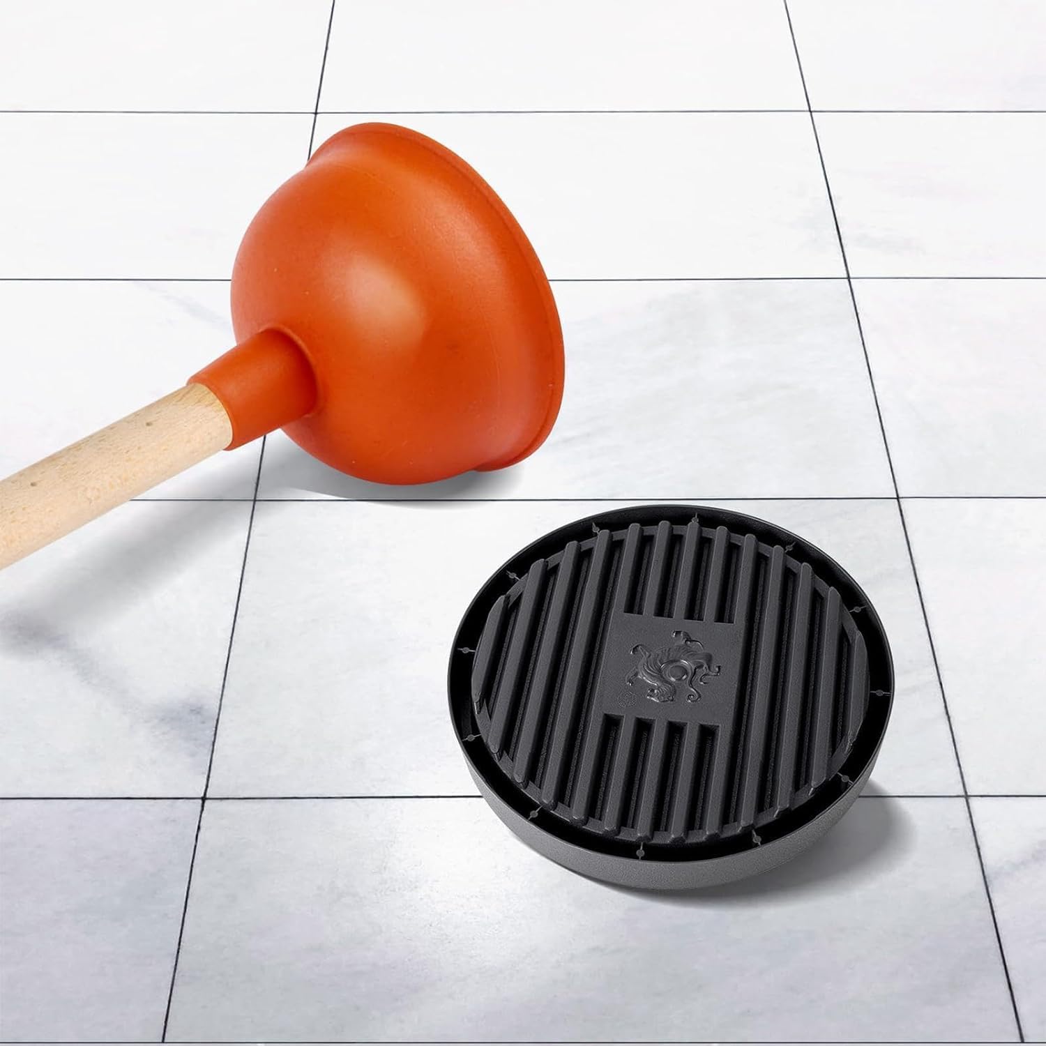 2Pcs Plunger Tray - Durable Black Plunger Holder