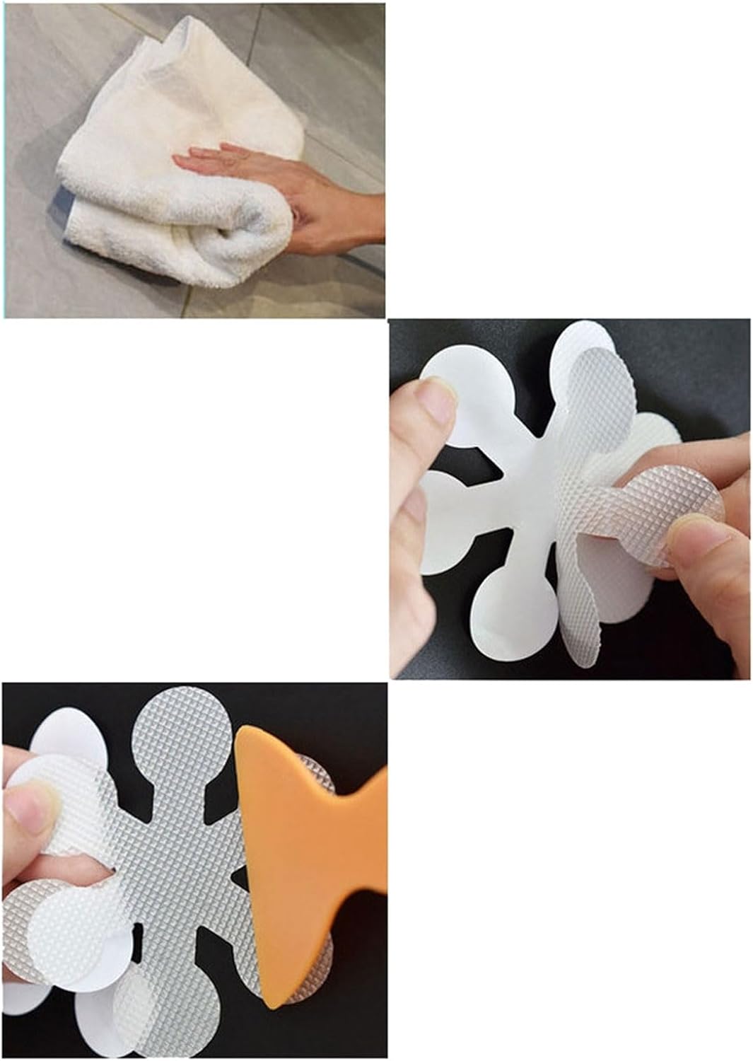 Self-Adhesive Non-Slip Bathtub Decals with Fun Flower Designs