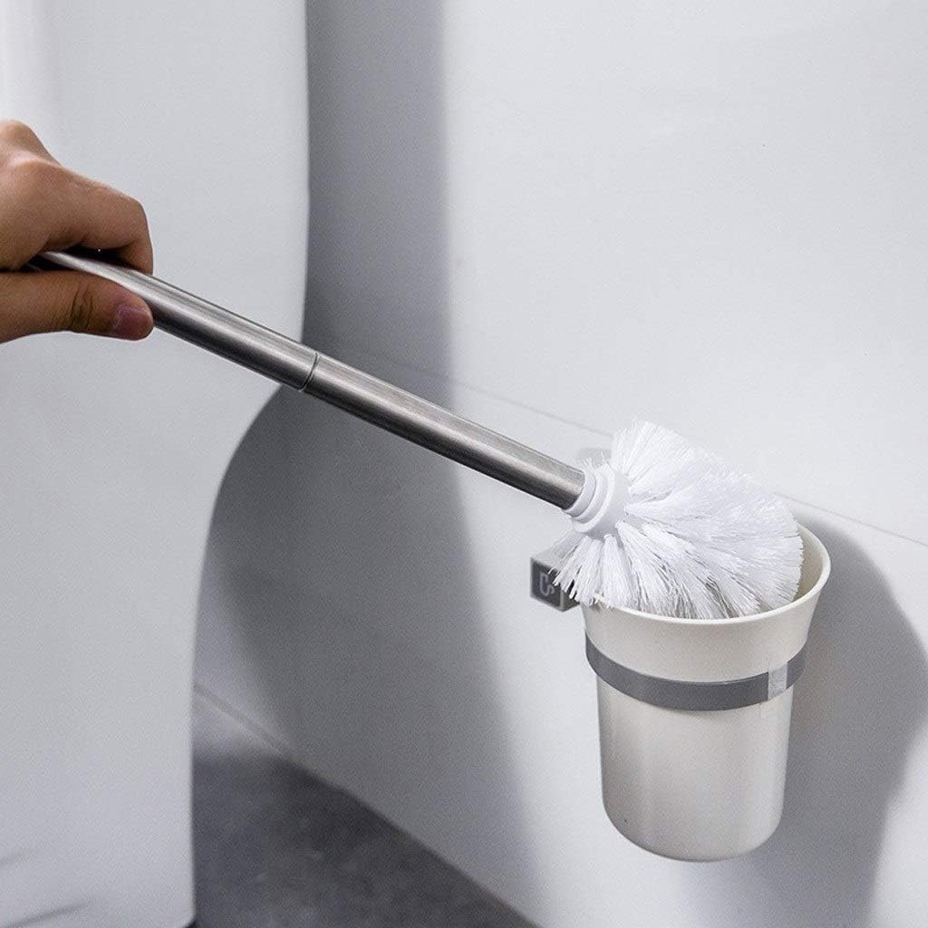 SPOUR Wall-Mounted Toilet Brush Holder with 304 Stainless Steel Handle