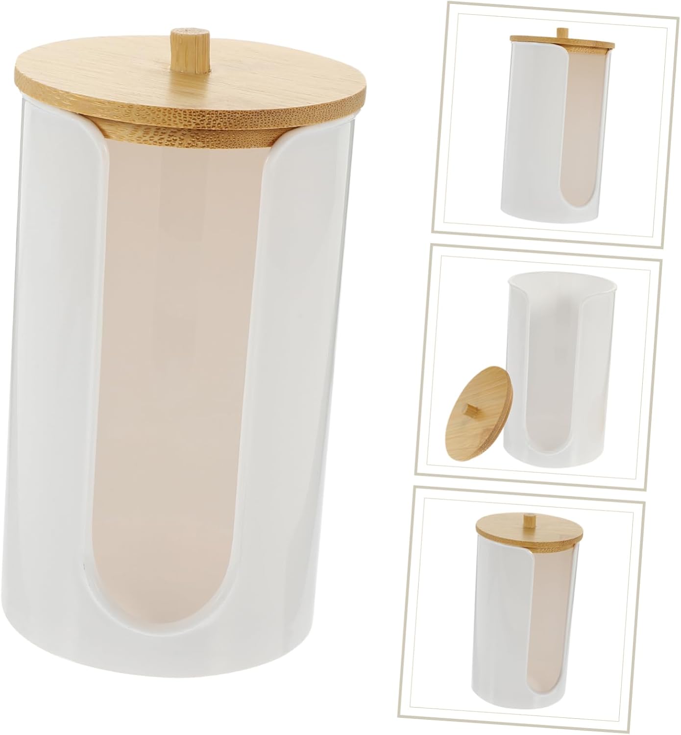 Alipis Bathroom Cup Dispenser with Lid Holder