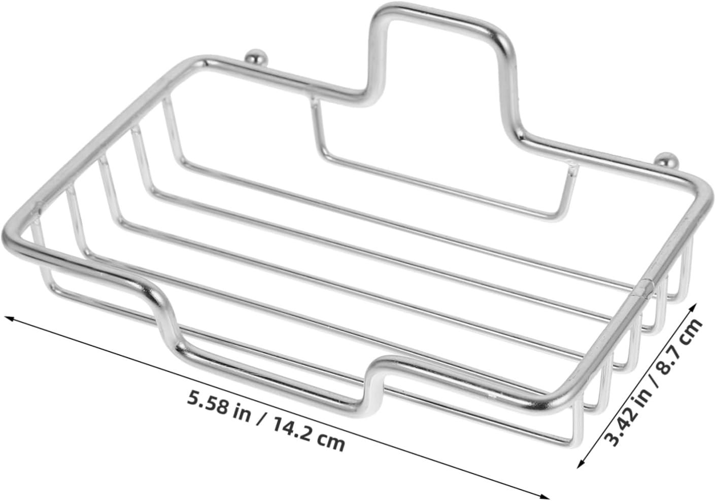 PRETYZOOM Wall Mount Soap Dish with Punch Design