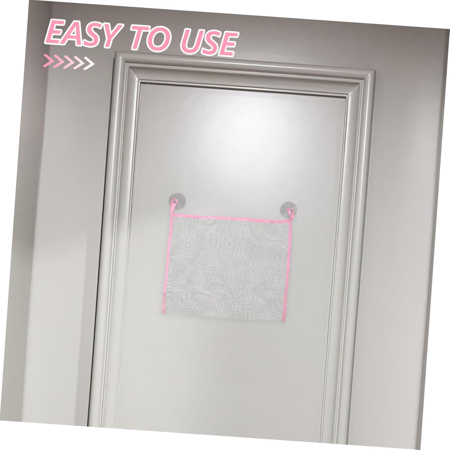 Beatifufu Shower Organizer Mesh Bag Pink 35x45cm