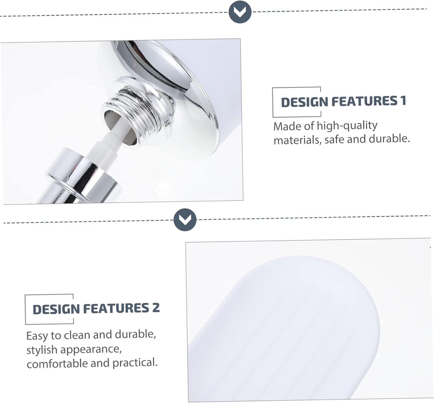 FOMIYES 1 Set White Bathroom Accessories Kit