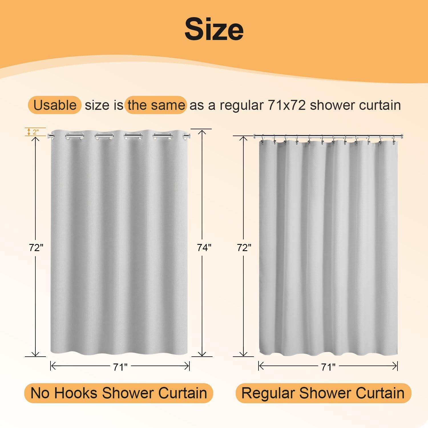 River Dream Grey Cotton Blend Shower Curtain Set