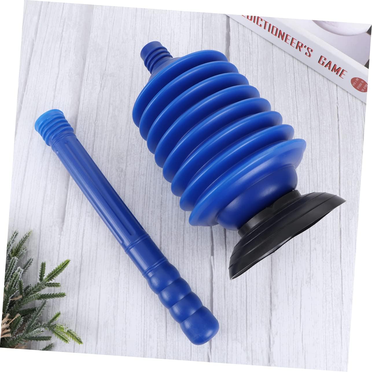 Alipis Heavy Duty Toilet Plunger with Flange Design