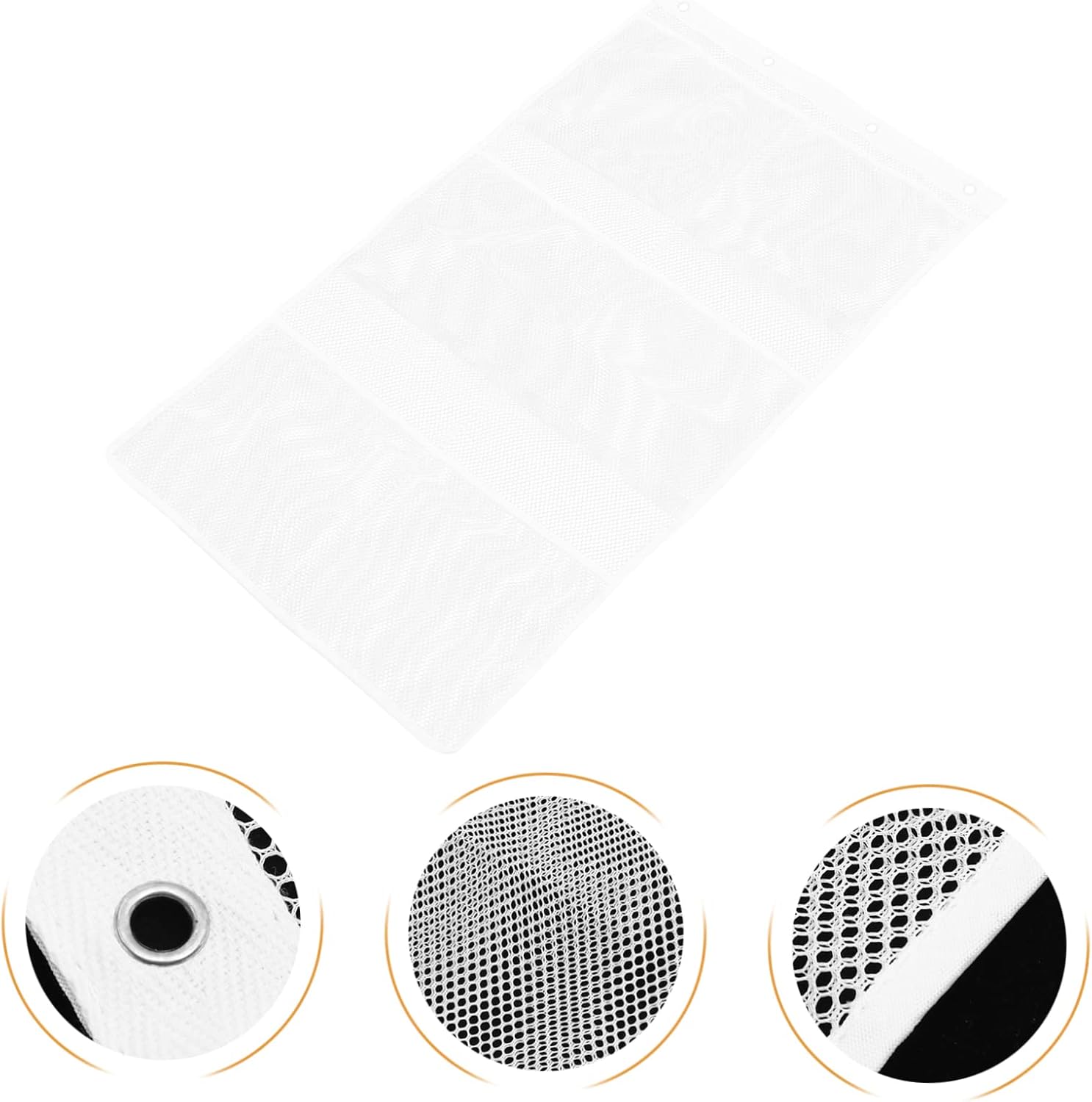 BUGUUYO Easy Install Mesh Shower Organizer Bag 6 Pockets