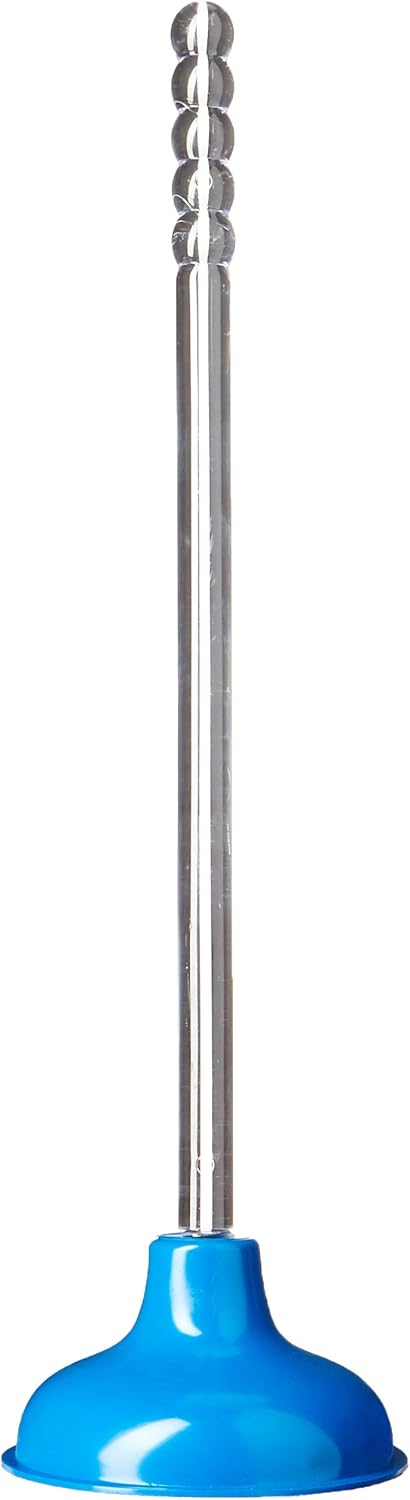 MINTCRAFT Toilet Plunger Handle 6-Inch Blue Cup