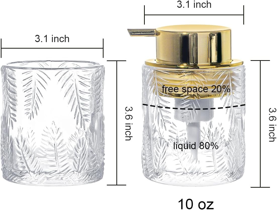 Fvstar Glass Bathroom Accessories Set 2pcs